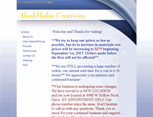 Tablet Screenshot of alaskhahncreations.com